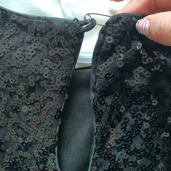 H&M Black Sequin Mini Dress - Picture 4 of 4
